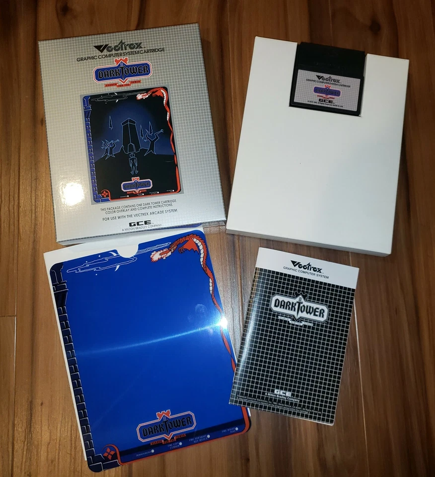 Vectrex Dark Tower BOXED, Complete Manual, Overlay - BRAND NEW! - Image 1 of 4