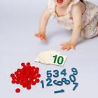 Montessori Cards &amp; Counters Number Counting Math Game for Early Childhood