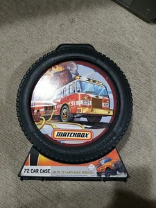 2013 Tara Toy Corp Matchbox 1/64 Scale 72 Car Case Tire Shaped Firetruck - Picture 1 of 7