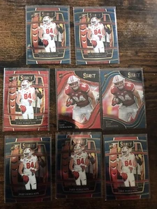Jake Ferguson 2022 Select RC 8-Cards! Field Level Prism, Reg Prizm, Base Cowboys - Picture 1 of 5