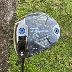Callaway Paradym Ai Smoke Triple Diamond 9* Driver LEFTY Rogue 70 Stiff 45.5" - Picture 1 of 18