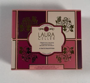 LAURA GELLER PARTY IN A PALETTE 2024 READY TO JETSET 4 FACE PALETTES NEW IN BOX - Picture 1 of 21