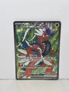 Koraidon Ex Full Art 231/198 Base Viola Scarlatta Pokémon Tcg - Foto 1 di 2