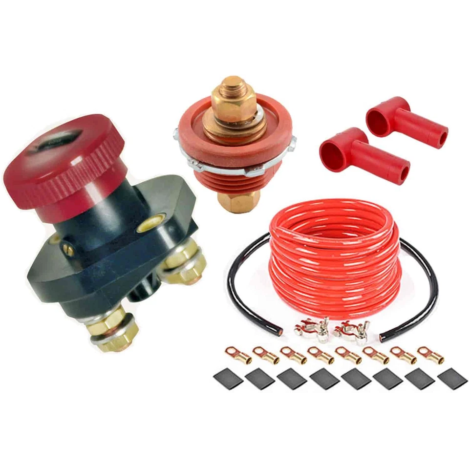 Longacre Racing 45749K Push/Pull Battery Disconnect Kit Includes Push/Pull disco - Image 1 of 1