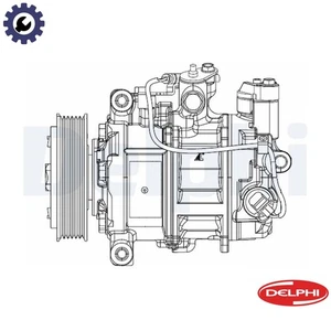 COMPRESSOR AIR CONDITIONING CS20504 FOR BMW 1/F20/3/F3 N13B16A 1.6L 4cyl 1 F20 - Picture 1 of 13