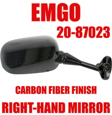 Emgo 20-87023 Carbon Right Side Mirror for Honda CBR600F4/RC-51 Foto 1 de 4