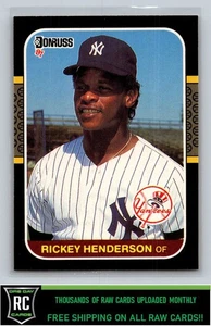 Donruss Rickey Henderson 1987 #228 Yankees de Nueva York - Imagen 1 de 2