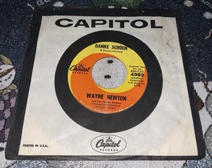 Wayne Newton “Danke Schoen/Better Now Than Later” Capitol Records 7" Single - Picture 1 of 19