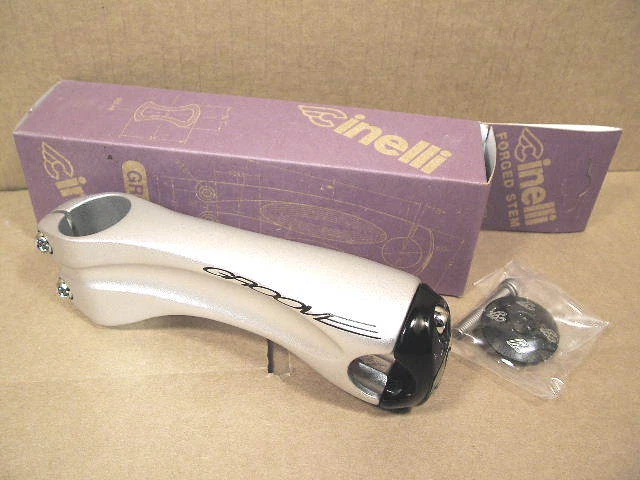 New-Old-Stock Cinelli Groove Stem...Silver w/Black Clamp (120 mm x 26.0 mm) - Image 1 of 1