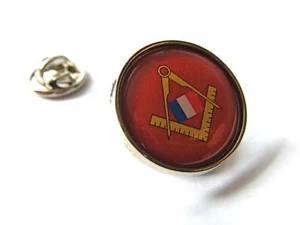 FREEMASONRY FRANCE COMPASSES MASONIC LAPEL PIN BADGE - Picture 1 of 1