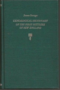 Genealogical Dictionary of the First Settlers of New England Vol. 1 A-C 1977 - Picture 1 of 2