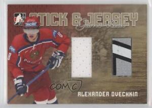 2006-07 ITG Heroes and Prospects Stick & Jersey Gold /10 Alex Ovechkin #SJ-04