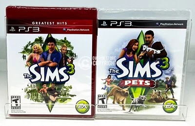 The Sims 3 + The Sims 3: Pets - PS3 - Brand New | Factory Sealed - Image 1 of 4