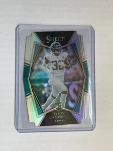 2021 Panini NFL Select DieCut Silver Prizm Rookie RC 189 Tyson Campbell Jaguars - Picture 1 of 1