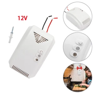 12V Gas Leak Detector Sensor Alarms Propane Butane LPG Natural Motor Home Camper - Picture 1 of 12