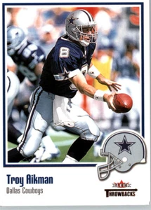 2002 Fleer Throwbacks #41 Troy Aikman - Dallas Cowboys - Bild 1 von 2