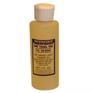 Interstate Pneumatics YL12-004 4 oz - olio per utensili ad aria - coperchio ribaltabile - Foto 1 di 1