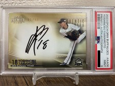 PSA9 Yoshinobu Yamamoto EPOCH PREMIER 2023 Auto Limited 20/65 Card Rare