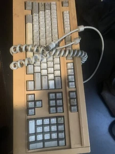 Fujitsu Peerless Switches FKB4700 Mechanical 5-Pin DIN AT Computer Keyboard - Bild 1 von 5