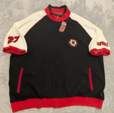 Chaqueta Asphalt Legends Para Hombre 3XL Manga Corta Cremallera Algodón Starter Foto 1 de 4