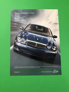 2001 2002 JAGUAR X-TYPE X TYPE ORIGINAL VINTAGE PRINT AD ADVERTISEMENT PRINTED - Picture 1 of 1