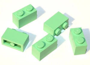 5x LEGO® Stein 1x2 3004 NEU Mittel-Grün Medium Green Seltene Farbe - Picture 1 of 1
