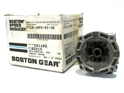 NUEVO REDUCTOR DE ENGRANAJES BOSTON GEAR F710-10PS-B4-G6 F71010PSB4G6 Foto 1 de 3