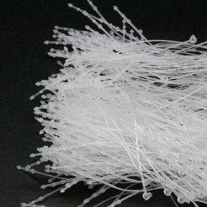 3''~7'' Snap Lock Pin Security Loop Plastic Tag Fastener Tie Clear 800pcs/bag - Picture 1 of 7