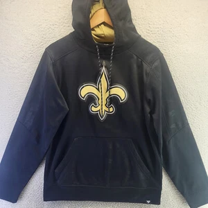 New Orleans Saints Hoodie Fanatics Pro NFL Mens Medium Black Camo Logo Football - Picture 1 of 11