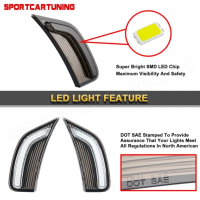 LED Side Marker Light For 2021-2024 Chevy Tahoe Suburban GMC Yukon XL Cadillac - Изображение 1 из 4