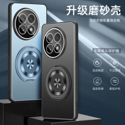 For OnePlus 13R, Luxury Aluminum Metal Back Case KickStand Soft Full Lens Cover - Image 1 of 4