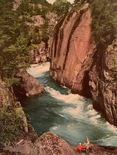 Bratlandsdalen Norway Water Enerett Knut Vintage Unposted Post Card