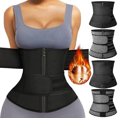 Waist Trainer Tummy Girdle Shapewear Slim Body Shaper Corset Sauna Belt AU - image 1 of 4