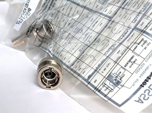 ADC BNC-13-N 3GHz 75 Ohm BNC Connector for Belden 1855A & Gepco VDM230, Quan: 26 - Picture 1 of 6