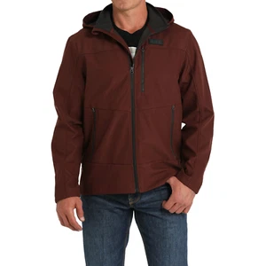 Cinch Men's Bonded Softshell Red Hooded Jacket MWJ1593003 - Picture 1 of 12