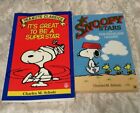 Lot of 2 1988-90 Paperback Books: Charles M.Schulz &quot;Peanuts and Snoopy&quot; CARTOON