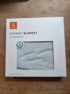 Nuova coperta Stokke cotone biologico a maglia, nuova di zecca 100% cotone standard Oeko-Tex - Foto 1 di 3