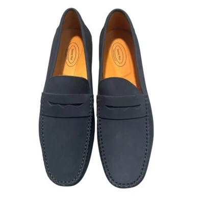 Mocassins masculinos Journey West slip on sapatos sociais casuais conforto tamanho 13 - Imagem 1 de 4