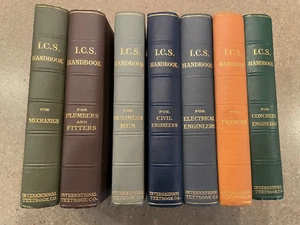 I.C.S. Handbücher Serie von 7 verschiedenen professionellen Anleitungen illustriert/Tabellen - Bild 1 von 8