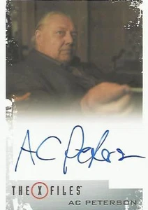 Akte X Staffeln 10 & 11 - AC Peterson "Mr Y" Autogrammkarte - Bild 1 von 1