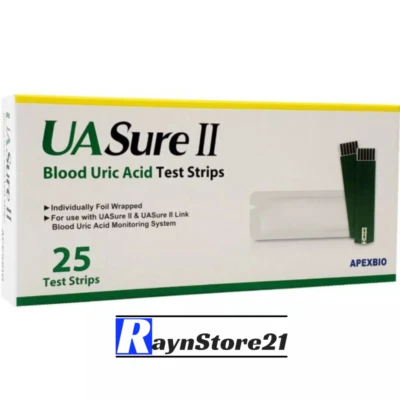 UASure II Uric Acid Test Strips Original UA Sure Box of 25 Free Shipping - Image 1 of 4