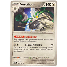 Pokemon Ferrothorn 128/182 Paradox Rift Regular Trading Card NM