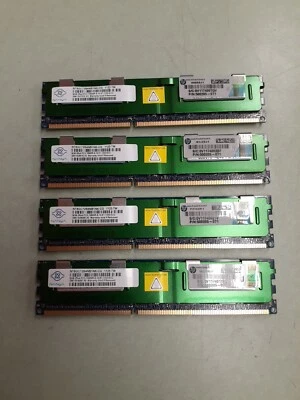 NANYA 32GB (4x8GB) NT8GC72B4NB1NK-CG 2RX4 PC3-10600R ECC REG 1333MHZ Memory - Image 1 of 3