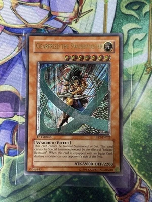 YuGiOh • Gearfried The Swordmaster • Ultimate Rare • FET-EN022 • 1st ED • NM/LP - Image 1 of 4