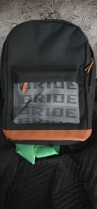 GREEN RACING HARNESS ADJUSTABLE SHOULDER STRAPS JDM BRIDE RACING BACKPACK - Picture 1 of 4