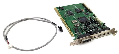 VTG Gallant SC-6600 V2.0 Crystal CS4231A-KL ISA Sound Card Compu Media w/ Cable - Image 1 of 4