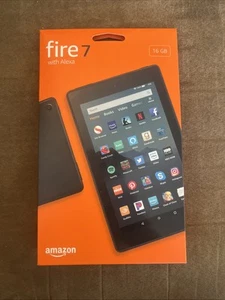 Amazon Fire 7 (9th Gen) M8S26G 16GB Wi-Fi Alexa 7'' Tablet - Black - Picture 1 of 2