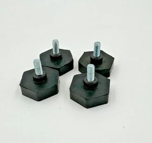 Juego de 4 pies niveladores de secadora compacta Black+Decker - Almohadillas de goma OEM NUEVAS SIN CAJA - Imagen 1 de 4