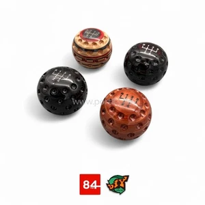 VW Golf / Jetta / Caddy 1 Echtholz Schaltknauf Golfball Design - Bild 1 von 5