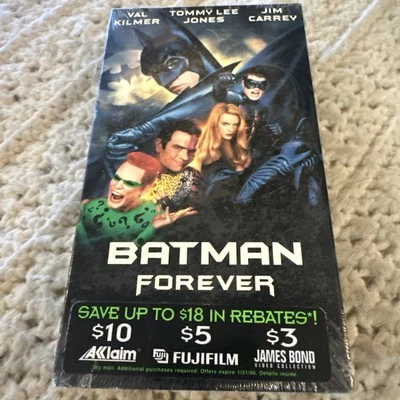 Batman Forever VHS Tape Factory Sealed NEW 1995  - Image 1 of 4